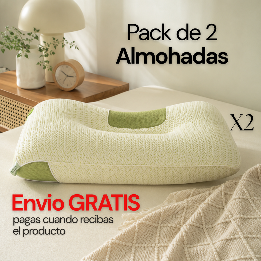 2PZ Almohada Cervical Ergonómica