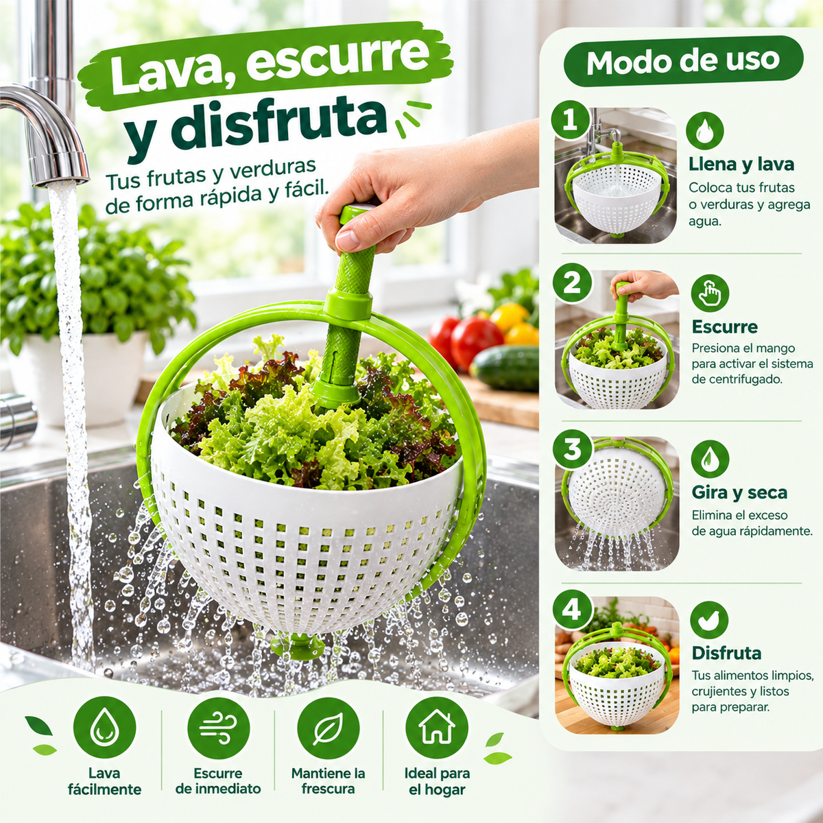 Escurridor Giratorio